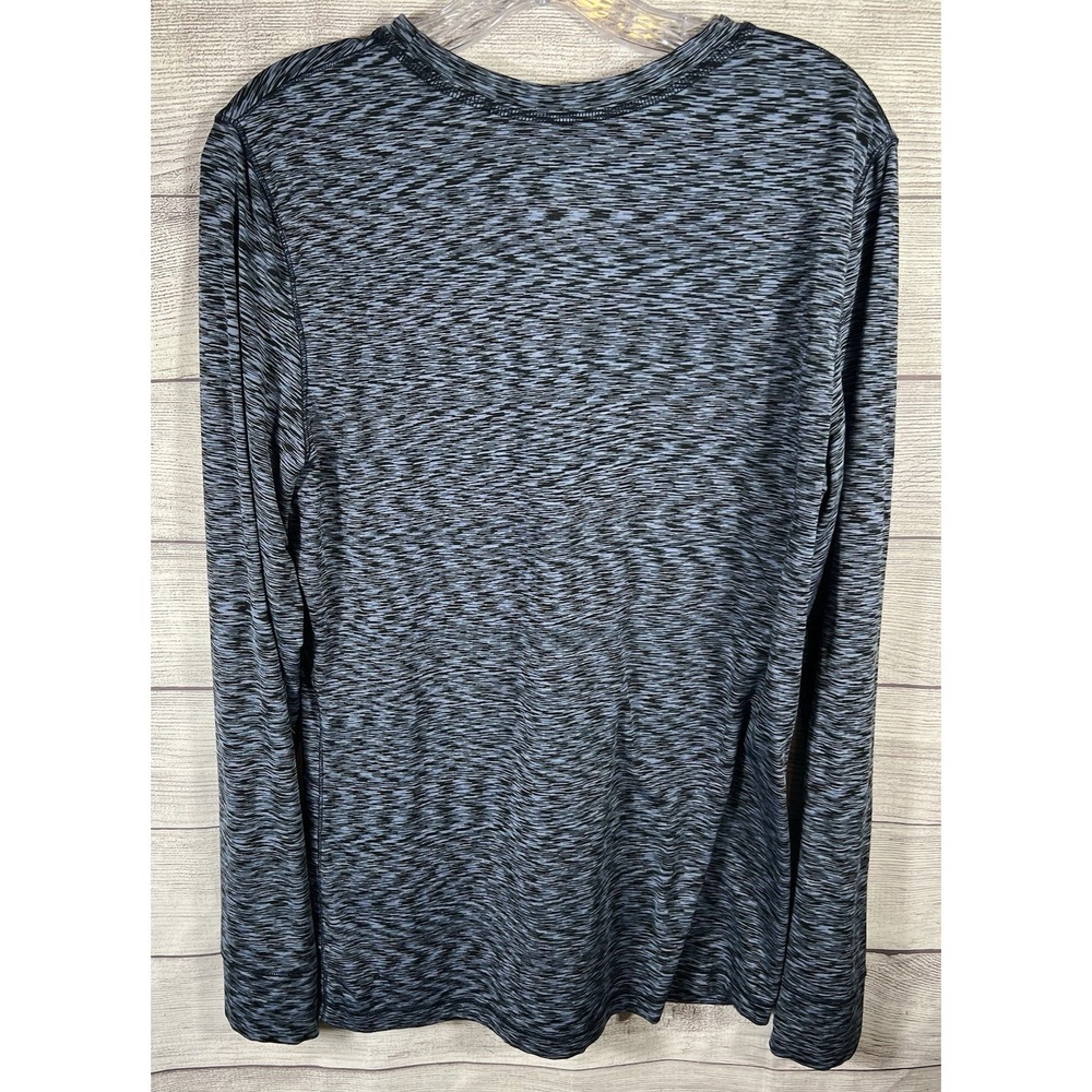 Vintage Cuddl Duds Womens Space Dye Thumbhole Long Sleeve Top XL - Picture 2 of 4